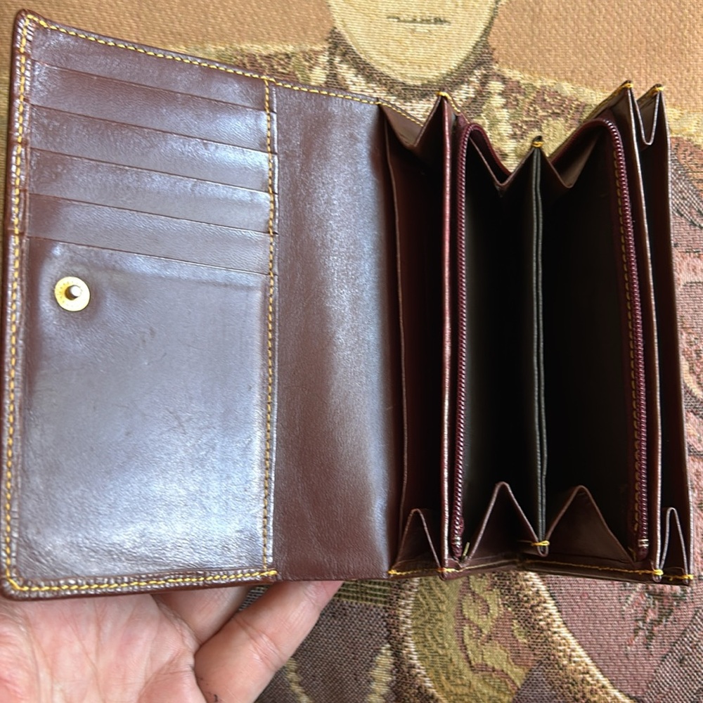 NINA RICCI Elegant Brown Wallet EUC - Picture 9 of 9